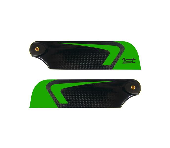 1st Tail Blades CFK 105mm CP (GREEN)
