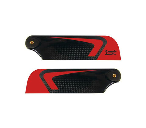 1st Tail Blades CFK 105mm CP (RED)