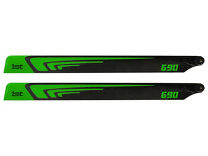 1st Main Blades CFK 690mm FBL (Green)