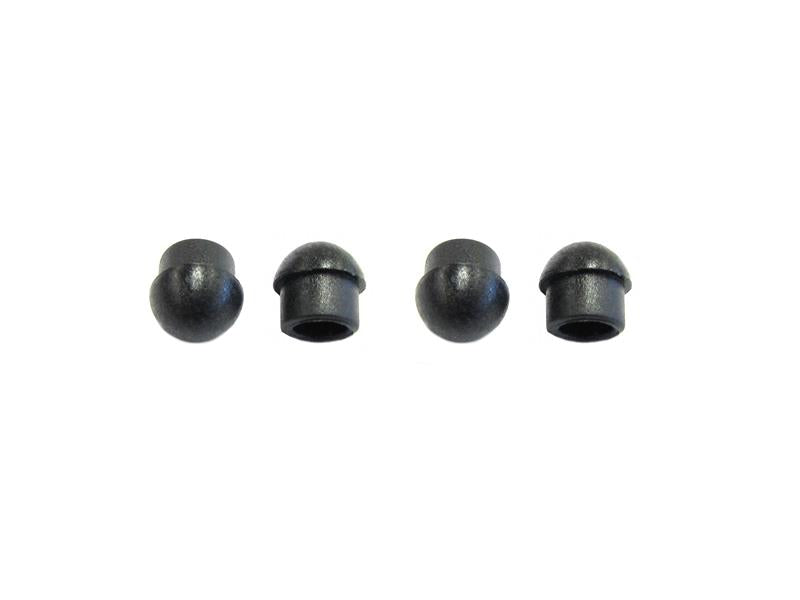 Skid tube end caps